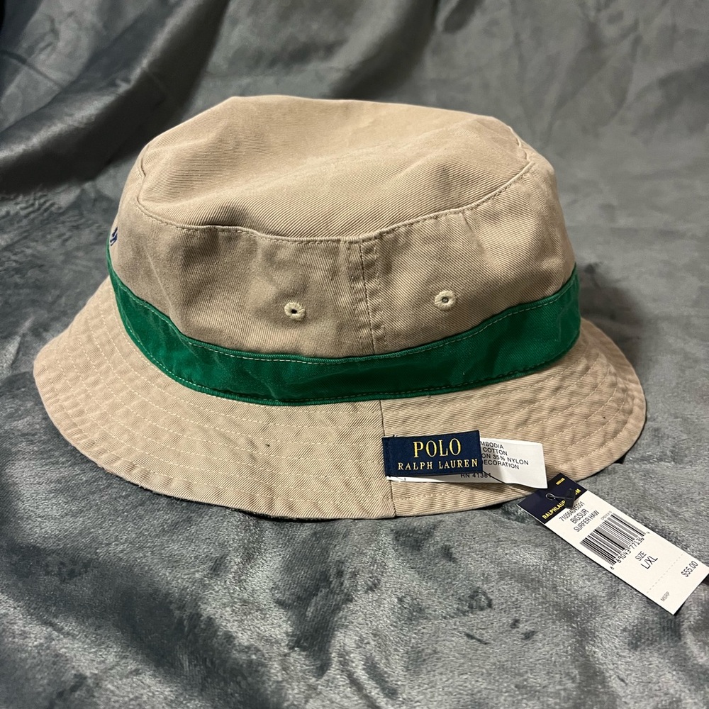 Ralph Lauren Polo Bucket Hat- reversible-New